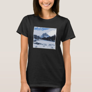 Winter outdoor alpine hiking snow shoes mountain w T-Shirt