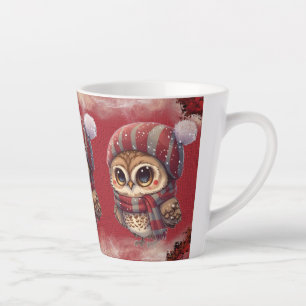 Winter Owl Latte Mug