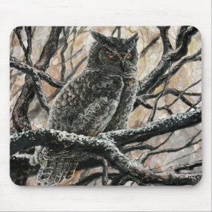 Winter Owl Mouse Mat