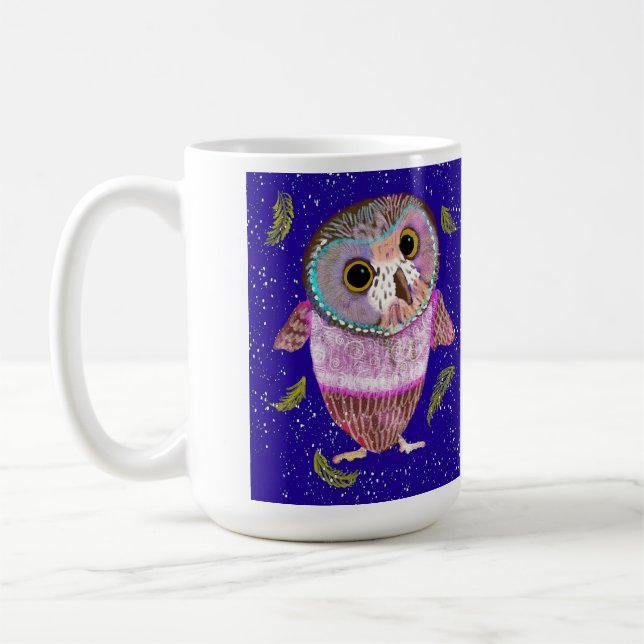 Winter Owl Mug (Left)