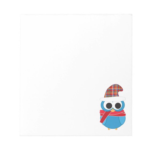 Winter Owl Notepad (Front)