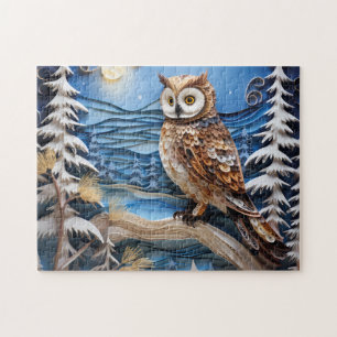 Winter Owl Puzzle