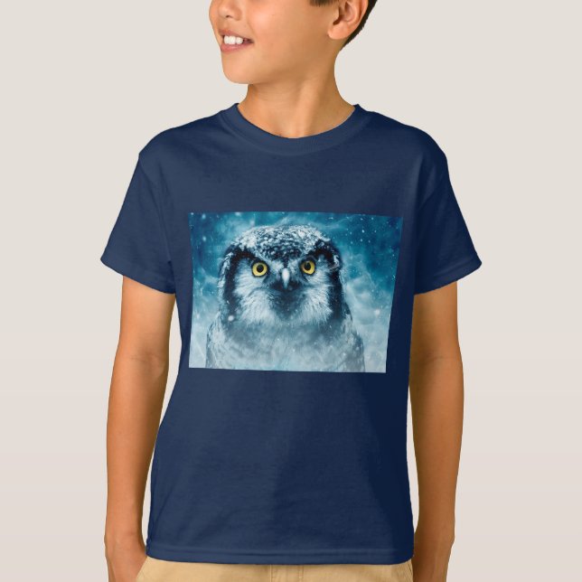 winter owl T-shirt (Front)