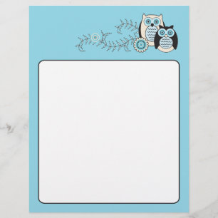Winter Owls Letterhead