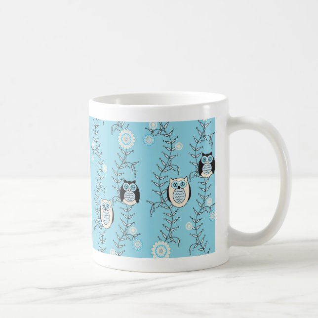 Winter Owls Mug (Right)