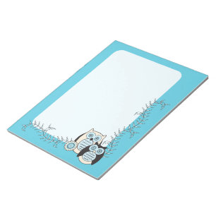 Winter Owls Notepad