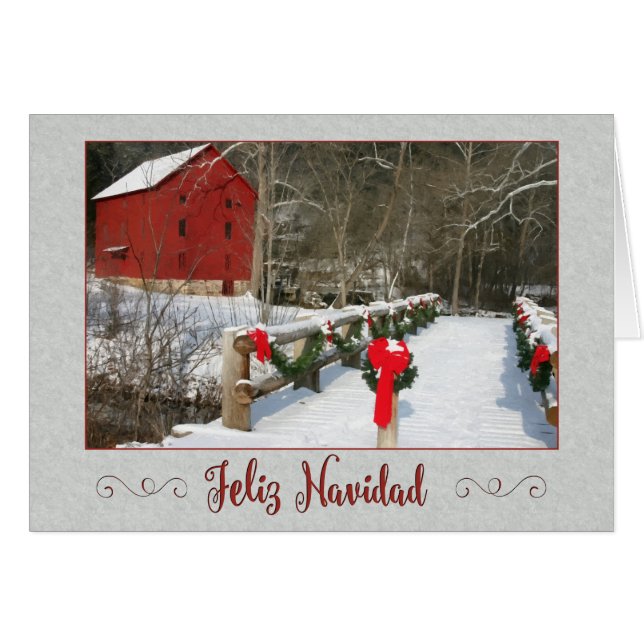 Winter Painting Navidad (Front Horizontal)