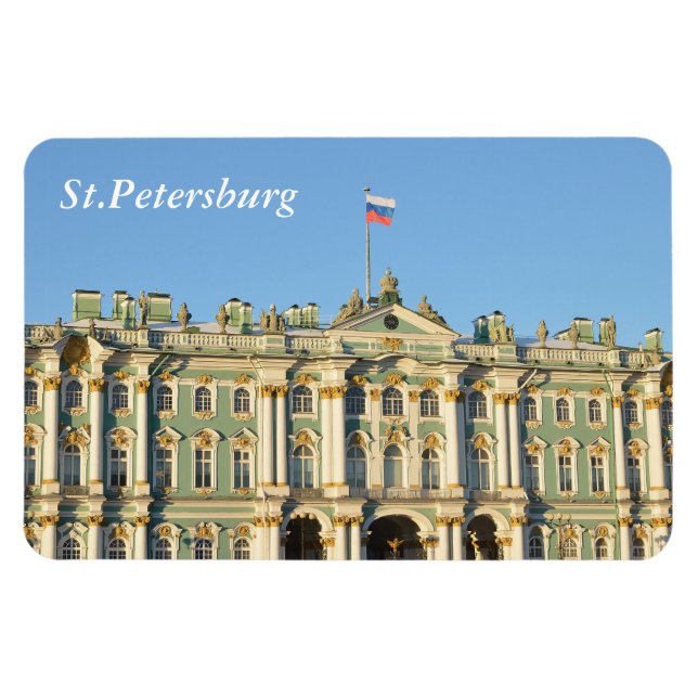 Winter palace in St.Petersburg, Russia Magnet (Horizontal)