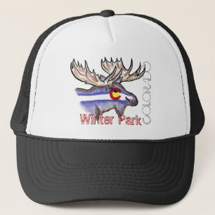 Winter Park Colorado elk hat