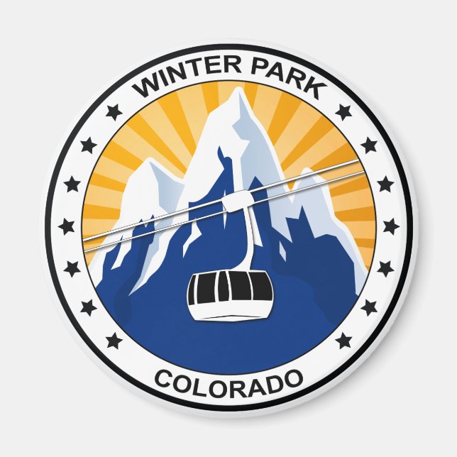 Winter Park Colorado Magnet (Front)