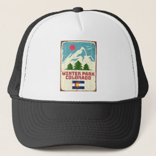 Winter Park Colorado Sign Trucker Hat