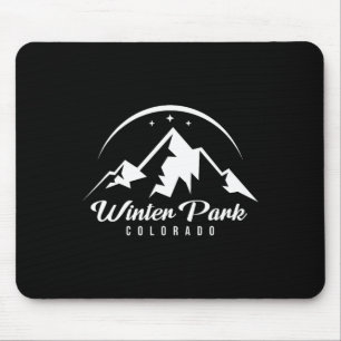 Winter Park Colorado Ski Resort Skiing Snowboardin Mouse Mat