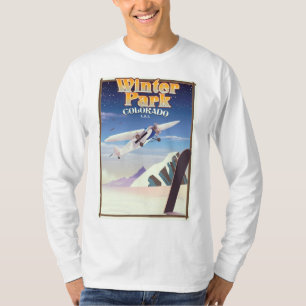 Winter Park colorado vintage travel poster T-Shirt