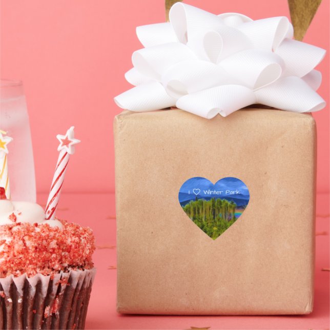 Winter Park Heart Sticker (Party)