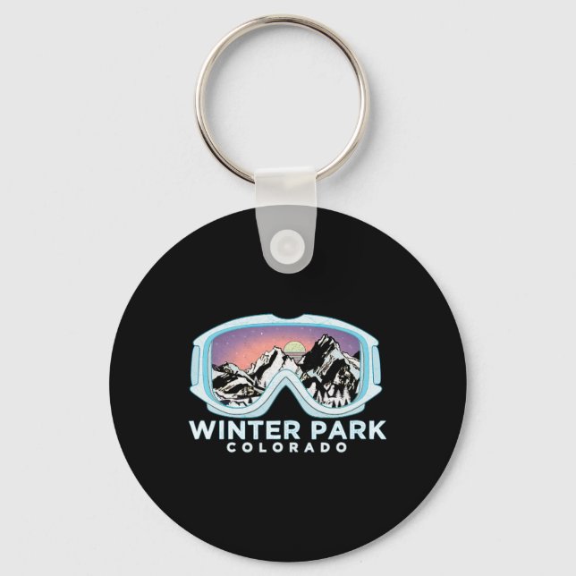 Winter Park Ski Design Winter Park  Key Ring (Front)