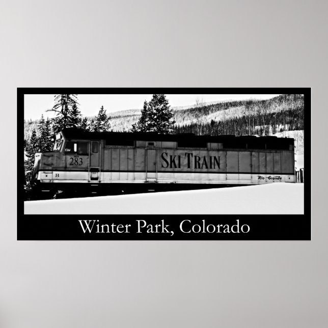 Winter park Ski Train Poster (Front)