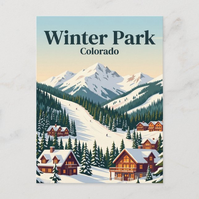 Winter Park USA Postcard (Front)