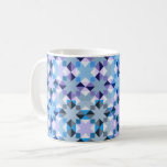 Winter patchwork star coffee mug<br><div class="desc">Winter patchwork star</div>