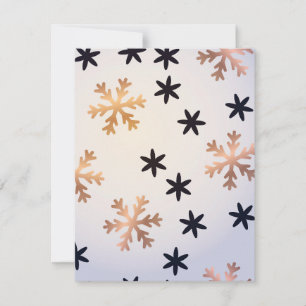 Winter Pattern 12 Card