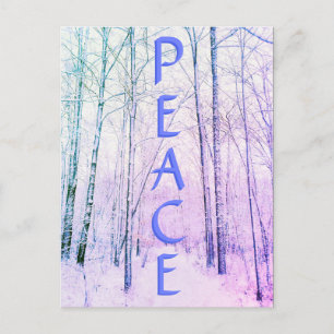 WINTER PEACE3 LIGHT POSTCARD