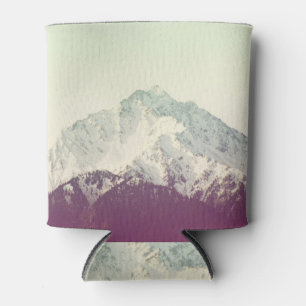 Winter Peaks: Hipster Vintage Filter. Can Cooler