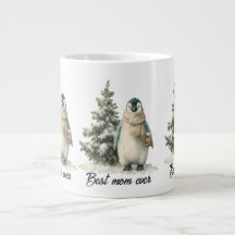 Winter Penguin “Best Mum Ever” Design