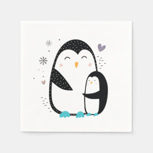 Winter Penguin Napkins