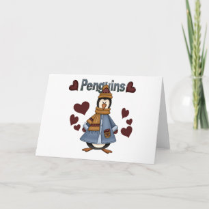 Winter Penguin Tshirts and Gifts Holiday Card