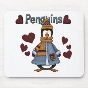 Winter Penguin Tshirts and Gifts Mouse Mat