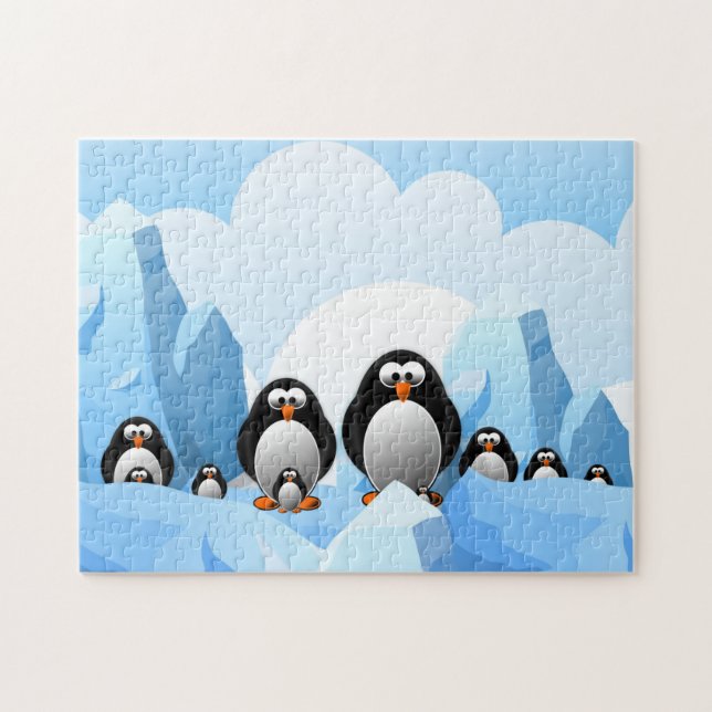Winter Penguins Puzzle (Horizontal)