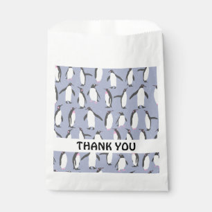 Winter Penguins seamless pattern + your ideas Favour Bags