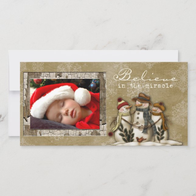 winter photo card (Front)