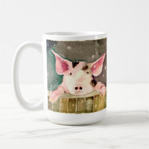 Winter Pig Mug
