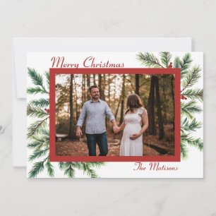 Winter Pine Christmas Card