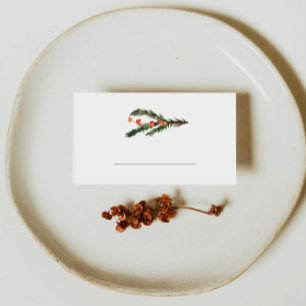 Winter Pine Fill in Place Card