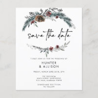 Winter Pine Save the Date