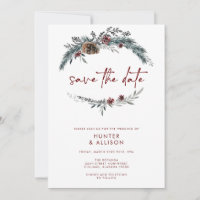 Winter Pine Save the Date