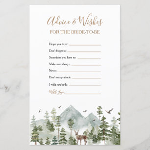 Winter Pine Tree Adventure Awaits Advice & Wishes