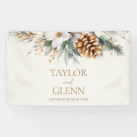 Winter Pine Tree Flower Floral Garden Wedding
