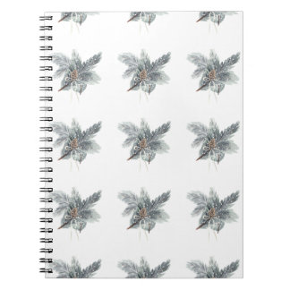 Winter Pinecone Notebook