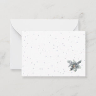 Winter Pinecone Notecards