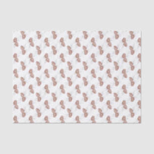 Winter Pinecones brown grey white tissue paper