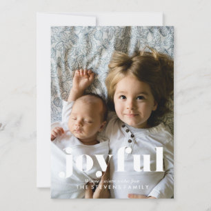 Winter Pinecones Family Photo Holiday Cards