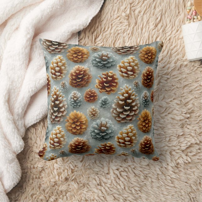 Winter Pinecones Harmony Cushion (Blanket)