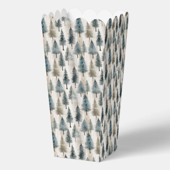 Winter Pines & Holiday Sentiments Favour Box (Front)