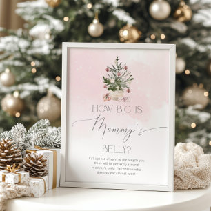 Winter pink how big is mommy's belly game poster