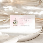 Winter pink how big is mummy's belly enclosure car<br><div class="desc">Winter pink how big is mummy's belly Enclosure Card. "Baby it's cold outside" baby shower game card.
Matching Sign available.</div>