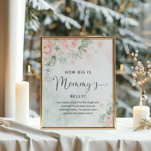 Winter pink how big is mummy's belly game poster