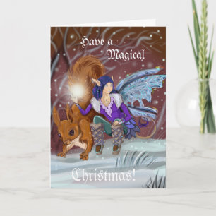 Winter Pixie Holiday Card