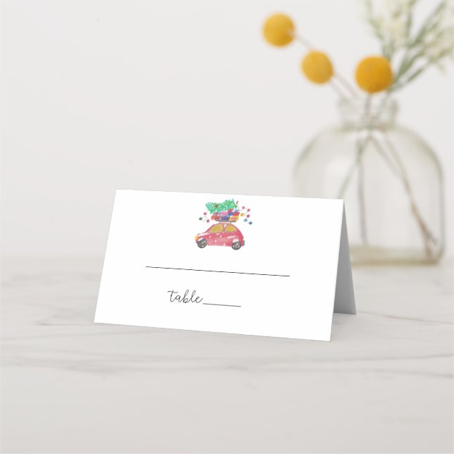 Winter place card (Front)